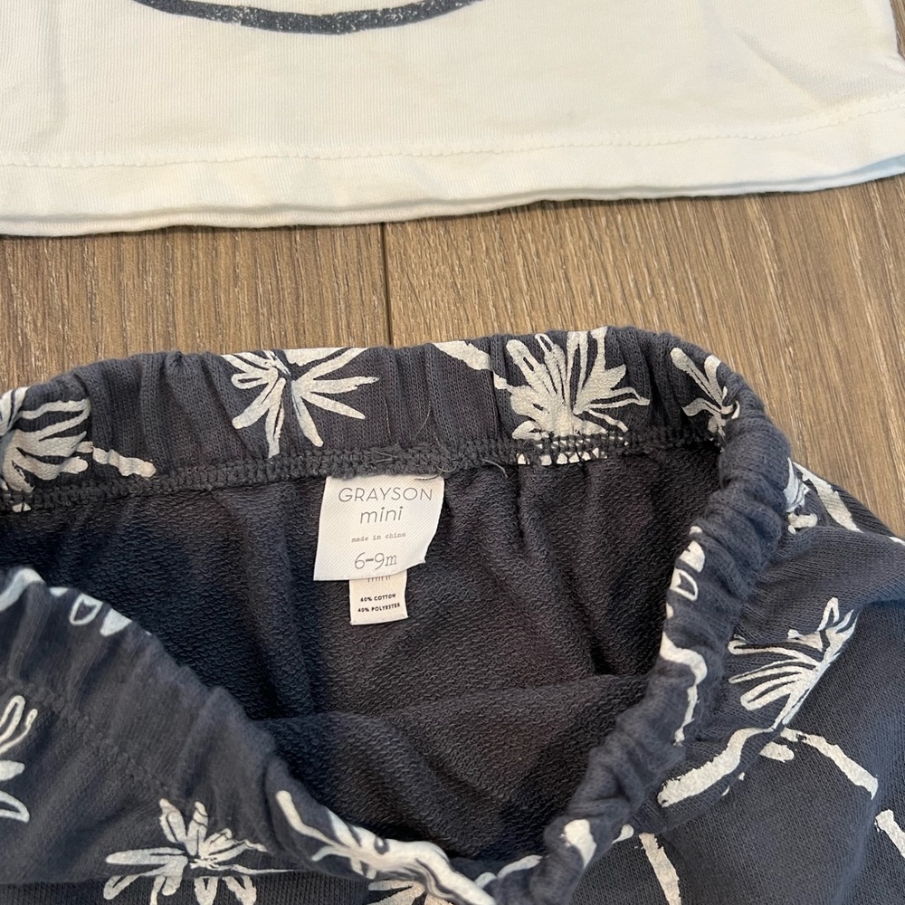 6-9M Palm Tree Outfit Set - Picture 3 of 4